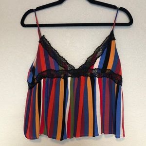 Zara spaghetti strap top size S
